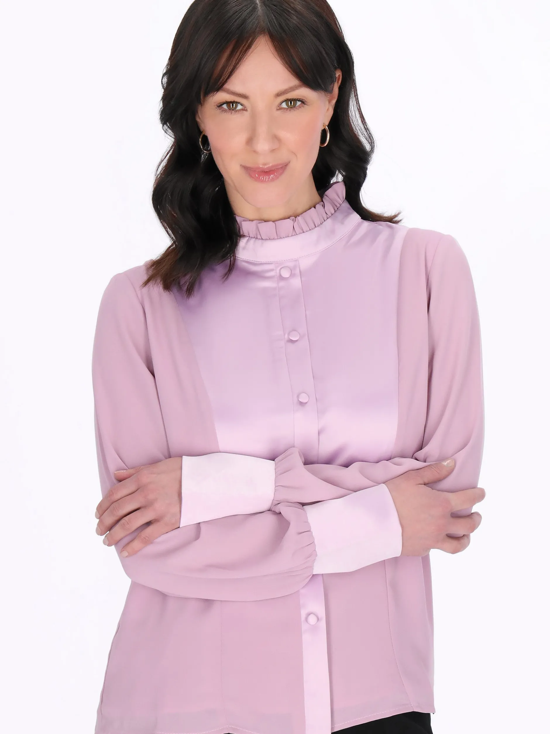 Usha Damen Bluse in altrosa