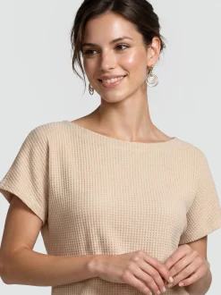 Usha Damen Bluse in beige