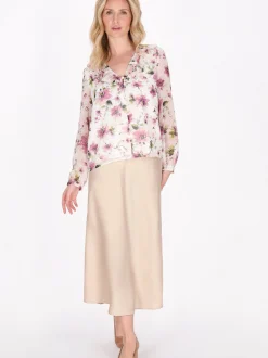 Usha Damen Bluse in mehrfarbig