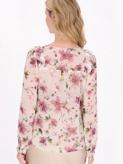 Usha Damen Bluse in mehrfarbig