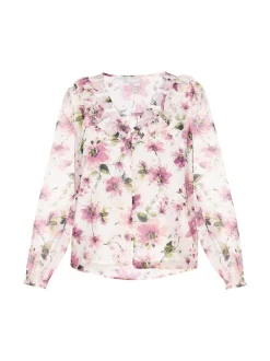 Usha Damen Bluse in mehrfarbig