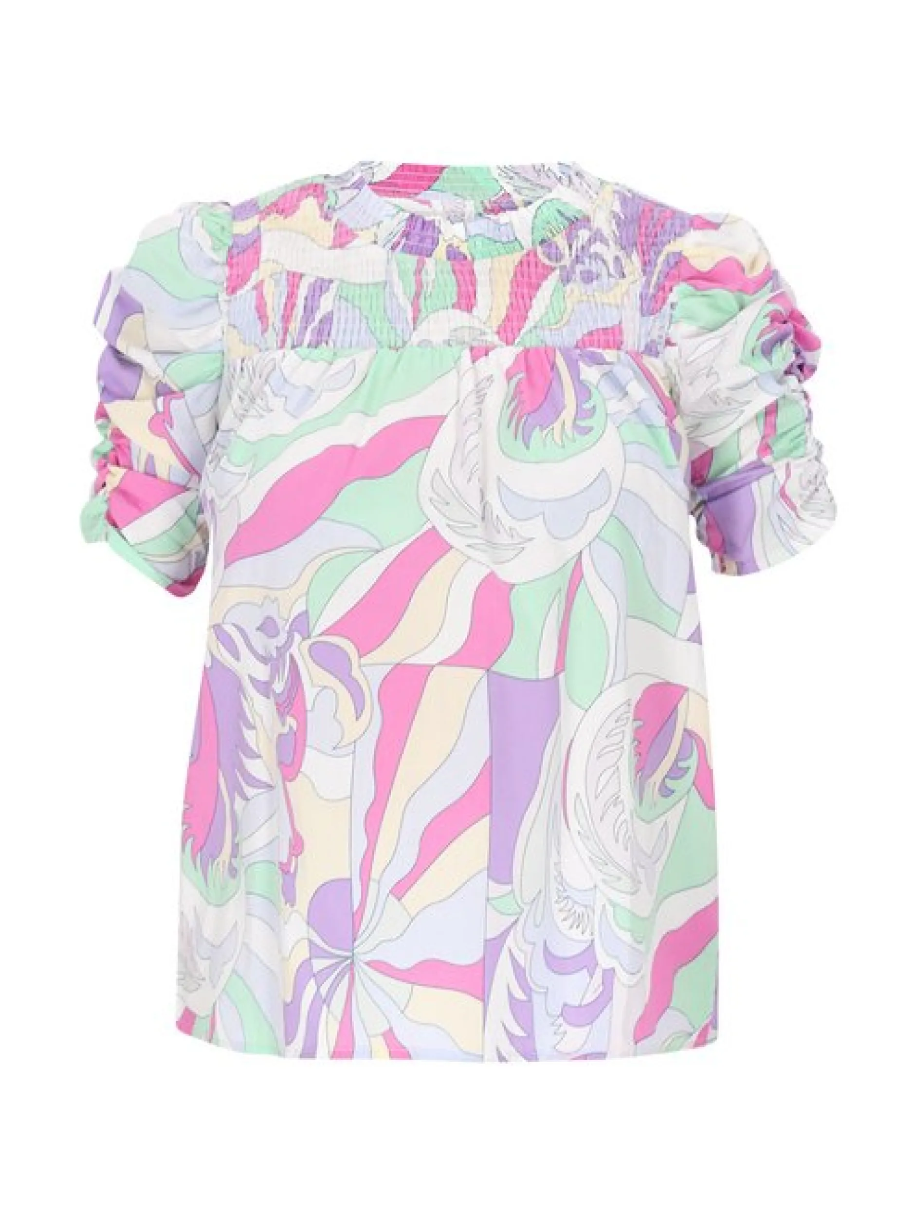 Usha Damen Bluse in mehrfarbig