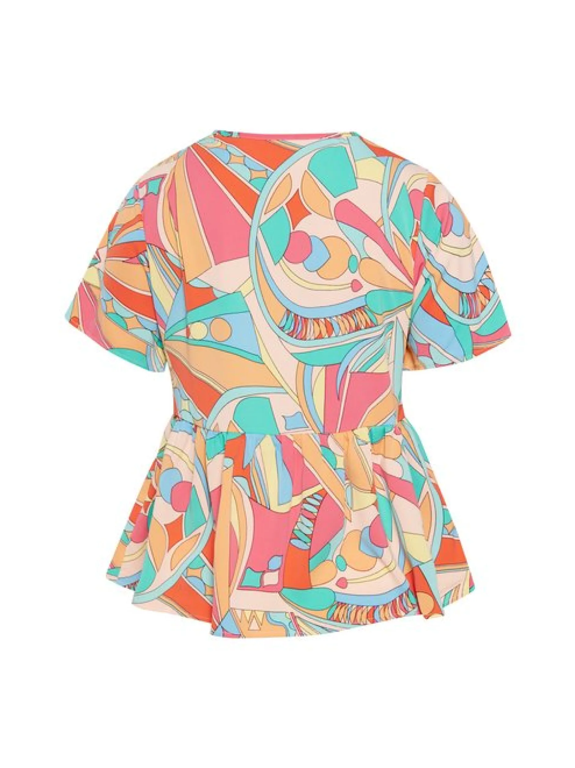 Usha Damen Bluse in mehrfarbig