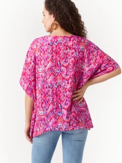 Usha Damen Bluse in mehrfarbig