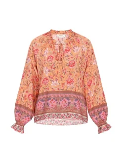 Usha Damen Bluse in orange