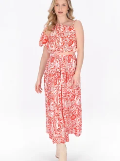 Usha Damen Bluse in orange