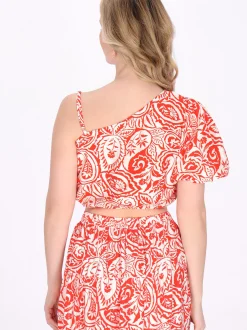 Usha Damen Bluse in orange