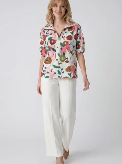 Usha Damen Bluse in pink