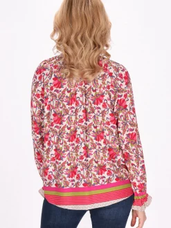 Usha Damen Bluse in rot