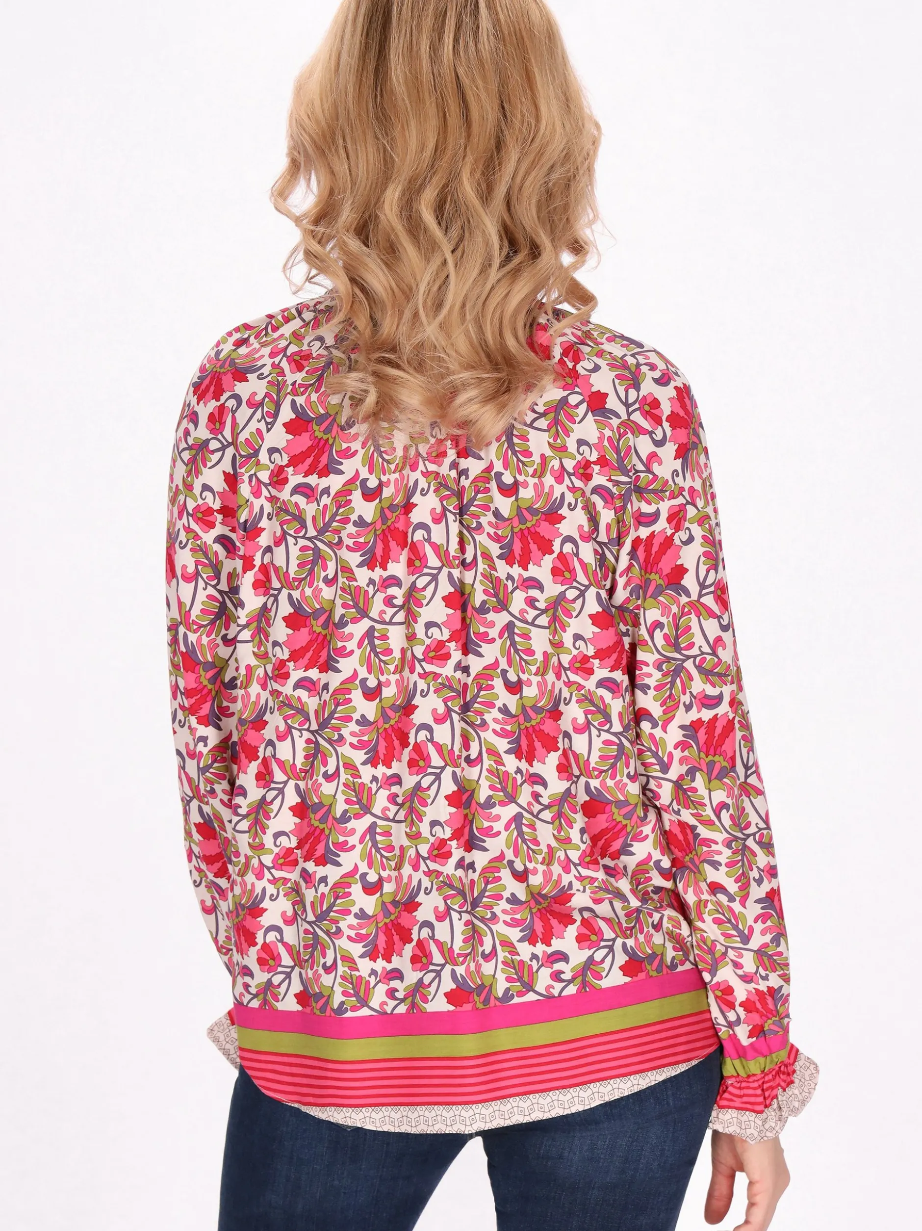 Usha Damen Bluse in rot