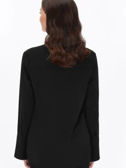 Usha Damen Bluse in schwarz