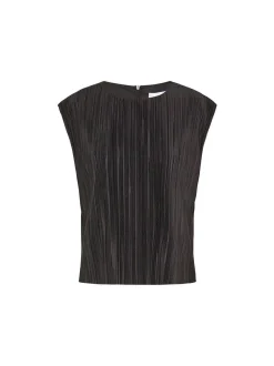 Usha Damen Bluse in schwarz - Ausschnitt: Rundhals