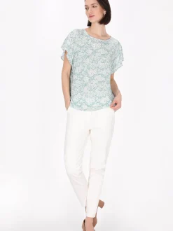 Usha Damen Bluse in türkis