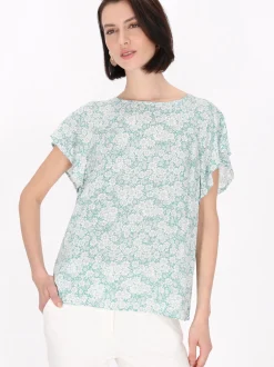 Usha Damen Bluse in türkis