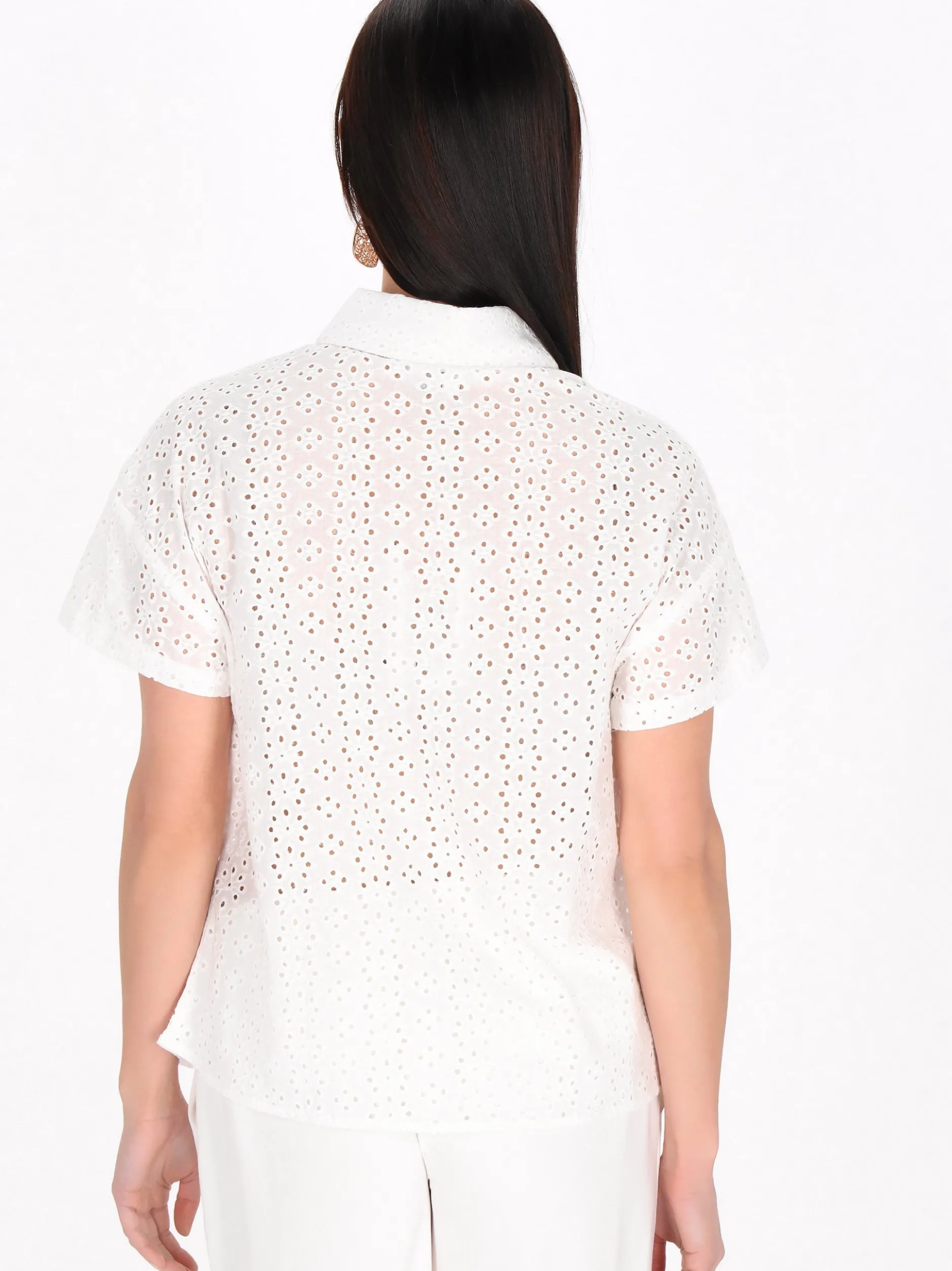 Usha Damen Bluse in weiß