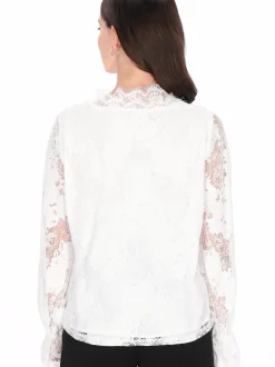 Usha Damen Bluse in weiß