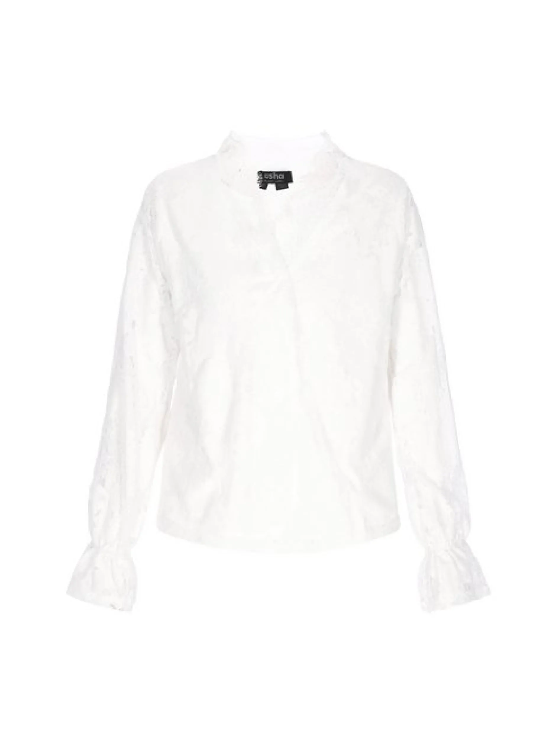 Usha Damen Bluse in weiß