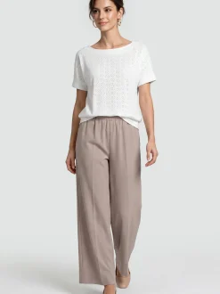 Usha Damen Blusenshirt in weiß