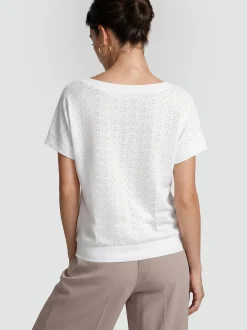 Usha Damen Blusenshirt in weiß