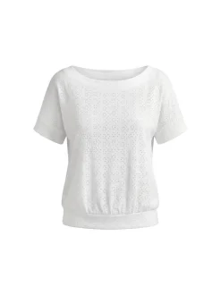 Usha Damen Blusenshirt in weiß
