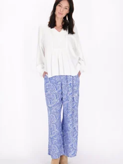 Usha Damen Hose in blau