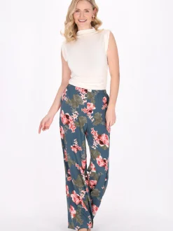 Usha Damen Hose in grün