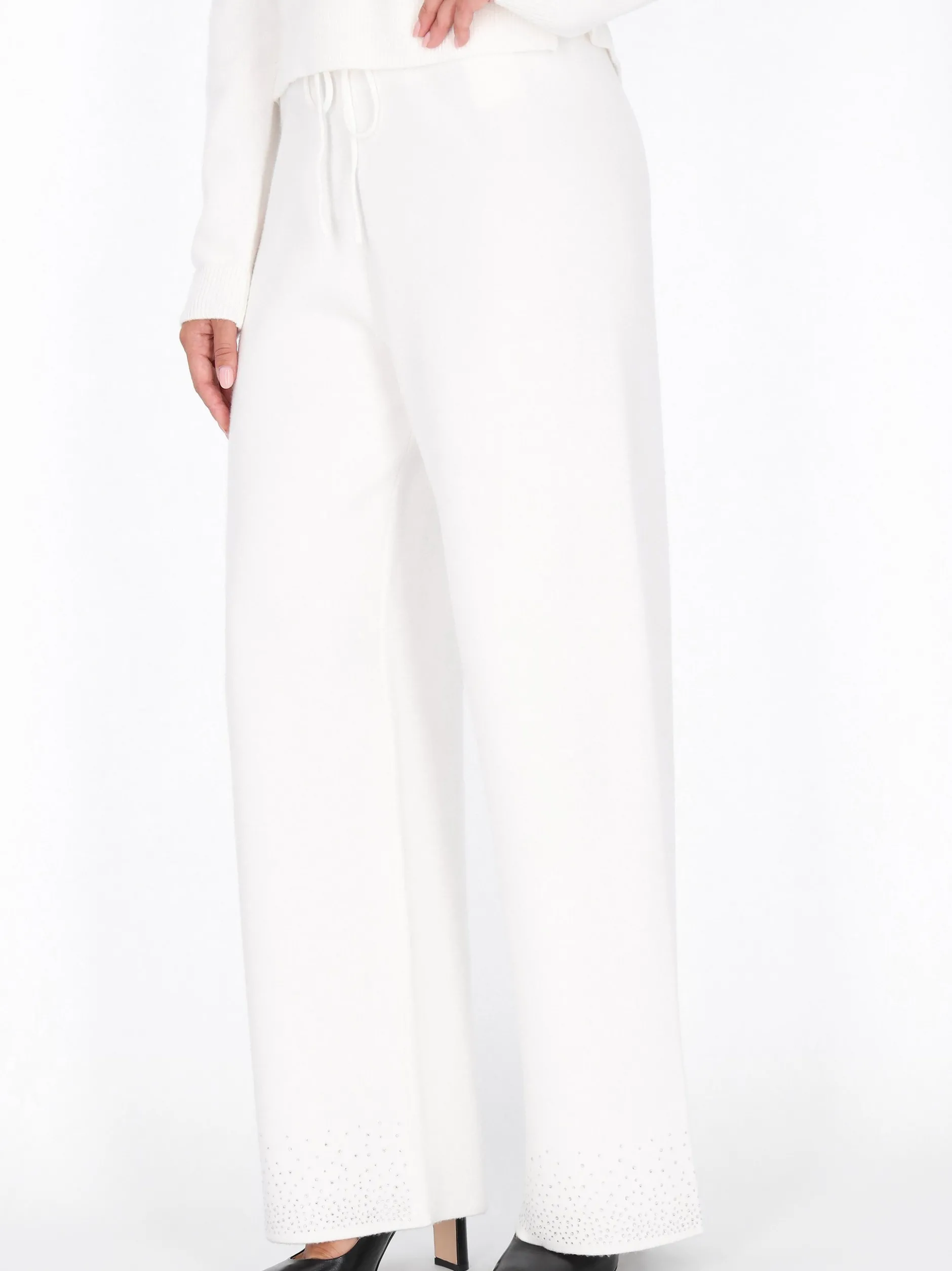 Usha Damen Hose in weiß