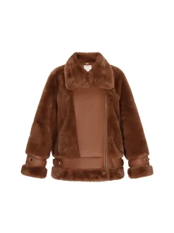 Usha Damen Jacke in cognac