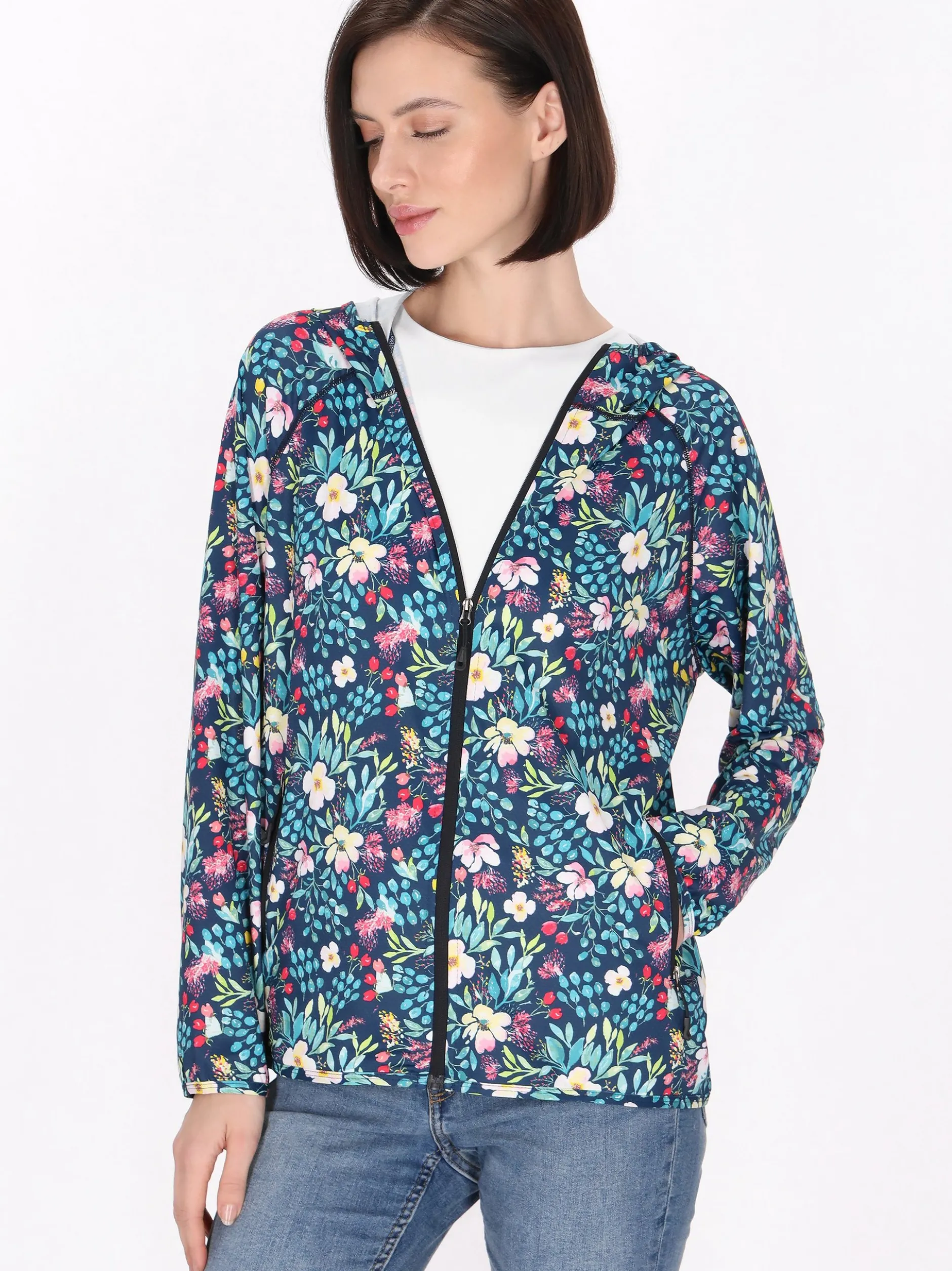 Usha Damen Jacke in marine
