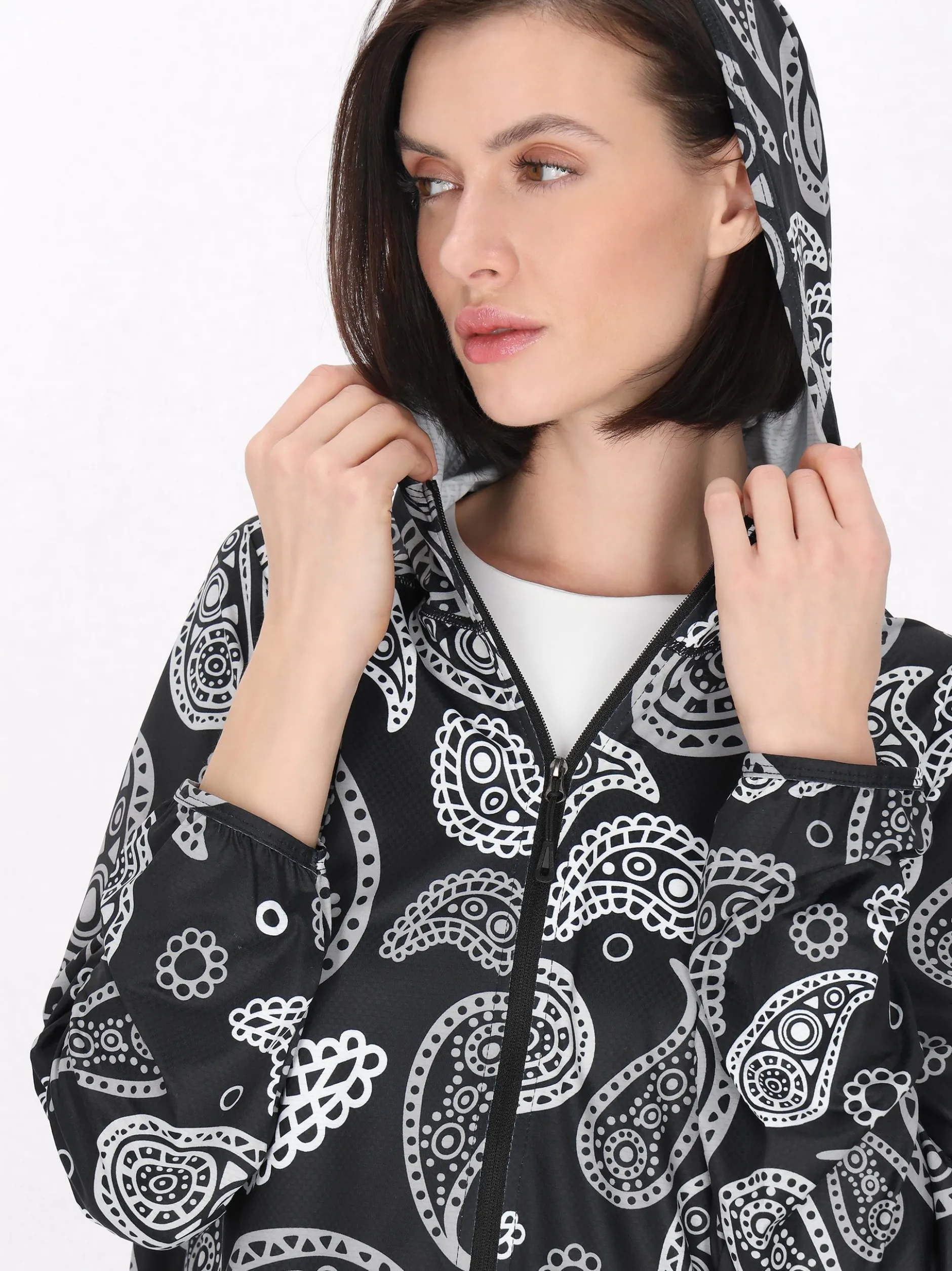 Usha Damen Jacke in mehrfarbig