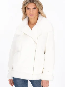 Usha Damen Jacke in weiß