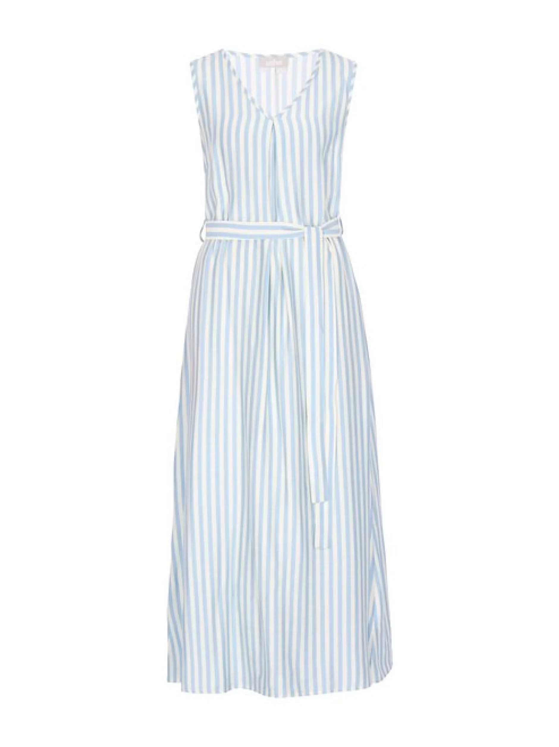 Usha Damen Kleid in blau - Länge: mittel