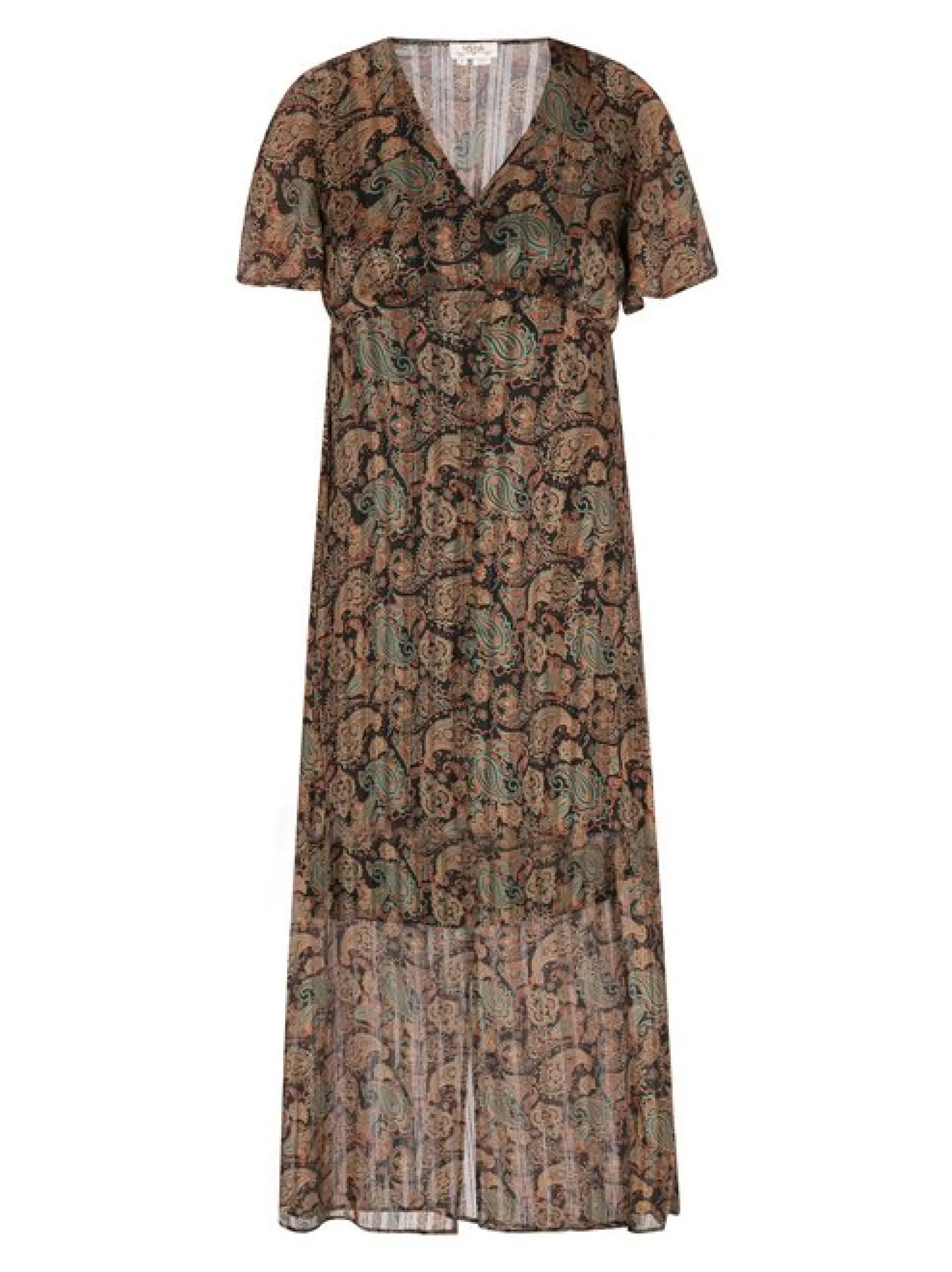 Usha Damen Kleid in mehrfarbig - Länge: mittel