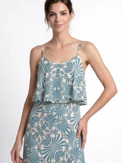 Usha Damen Kleid in mint