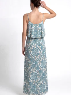 Usha Damen Kleid in mint