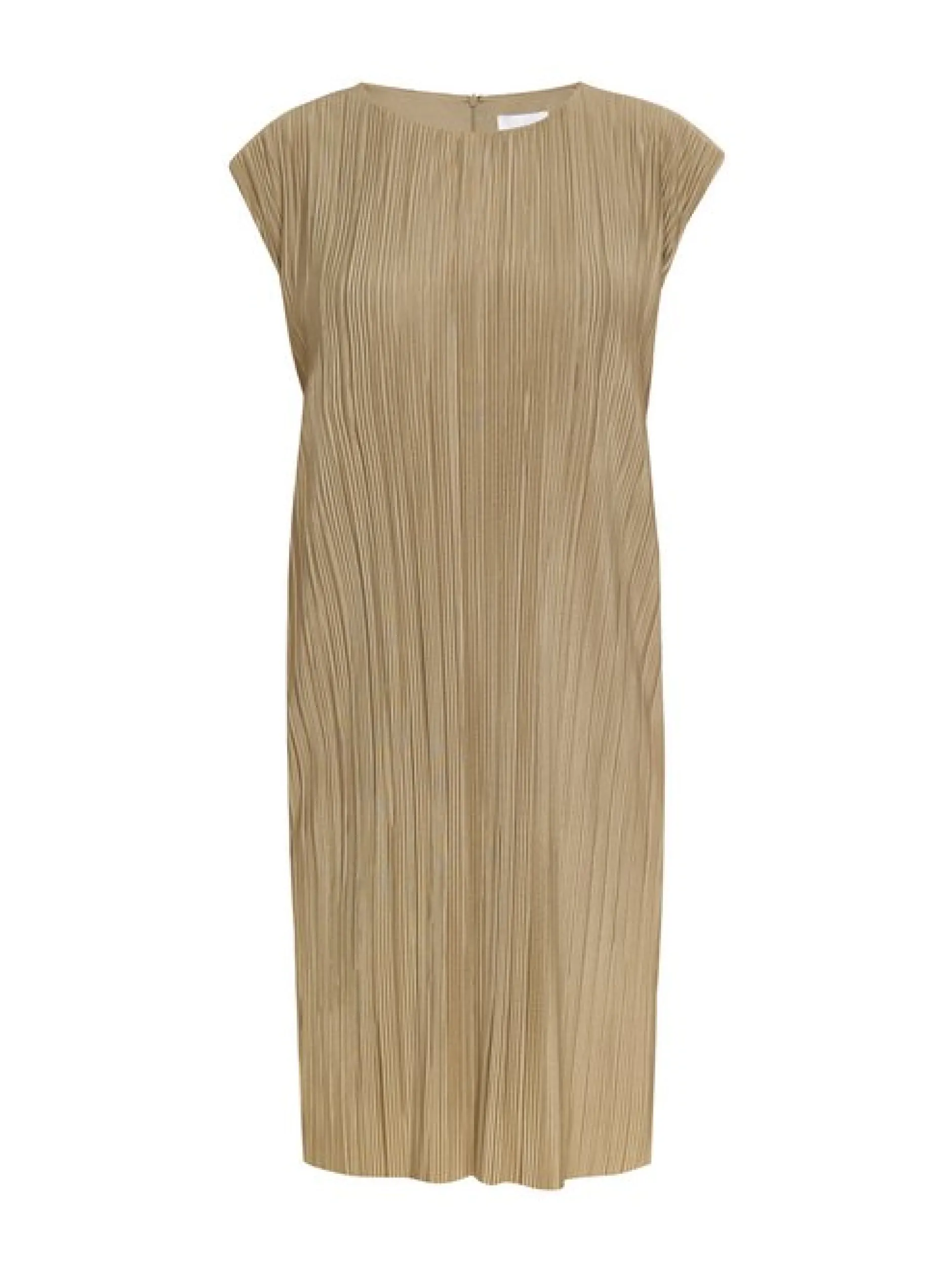 Usha Damen Kleid in oliv - Ausschnitt: Rundhals