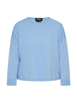 Usha Damen Langarmbluse in hellblau
