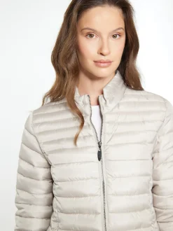 Usha Damen leichte Steppjacke in dark stone