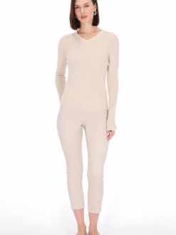 Usha Damen Pullover in beige