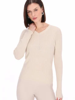 Usha Damen Pullover in beige