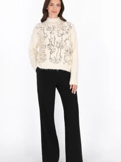 Usha Damen Pullover in beige