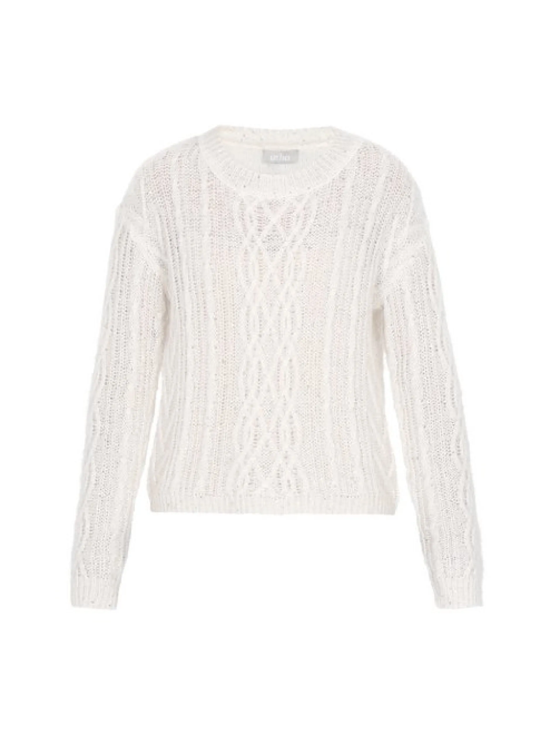 Usha Damen Pullover in beige - Ausschnitt: Rundhals