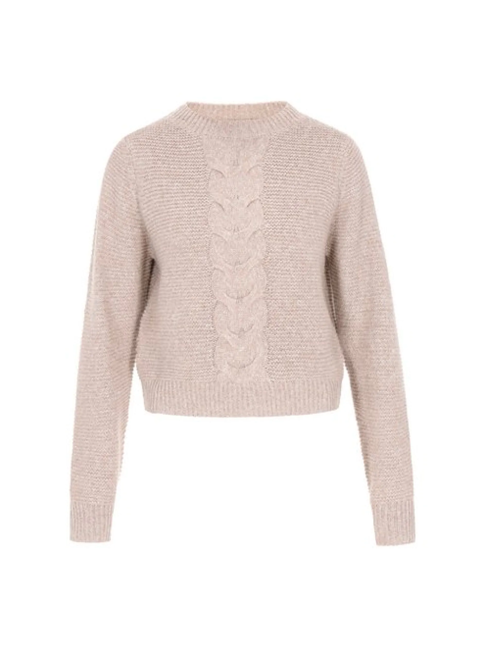 Usha Damen Pullover in beige - Ausschnitt: Rundhals