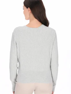 Usha Damen Pullover in grau