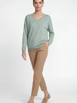 Usha Damen Pullover in grün