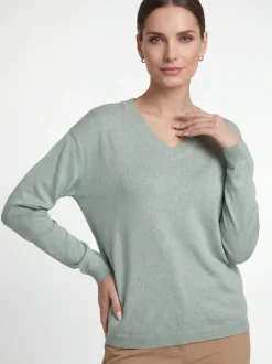 Usha Damen Pullover in grün
