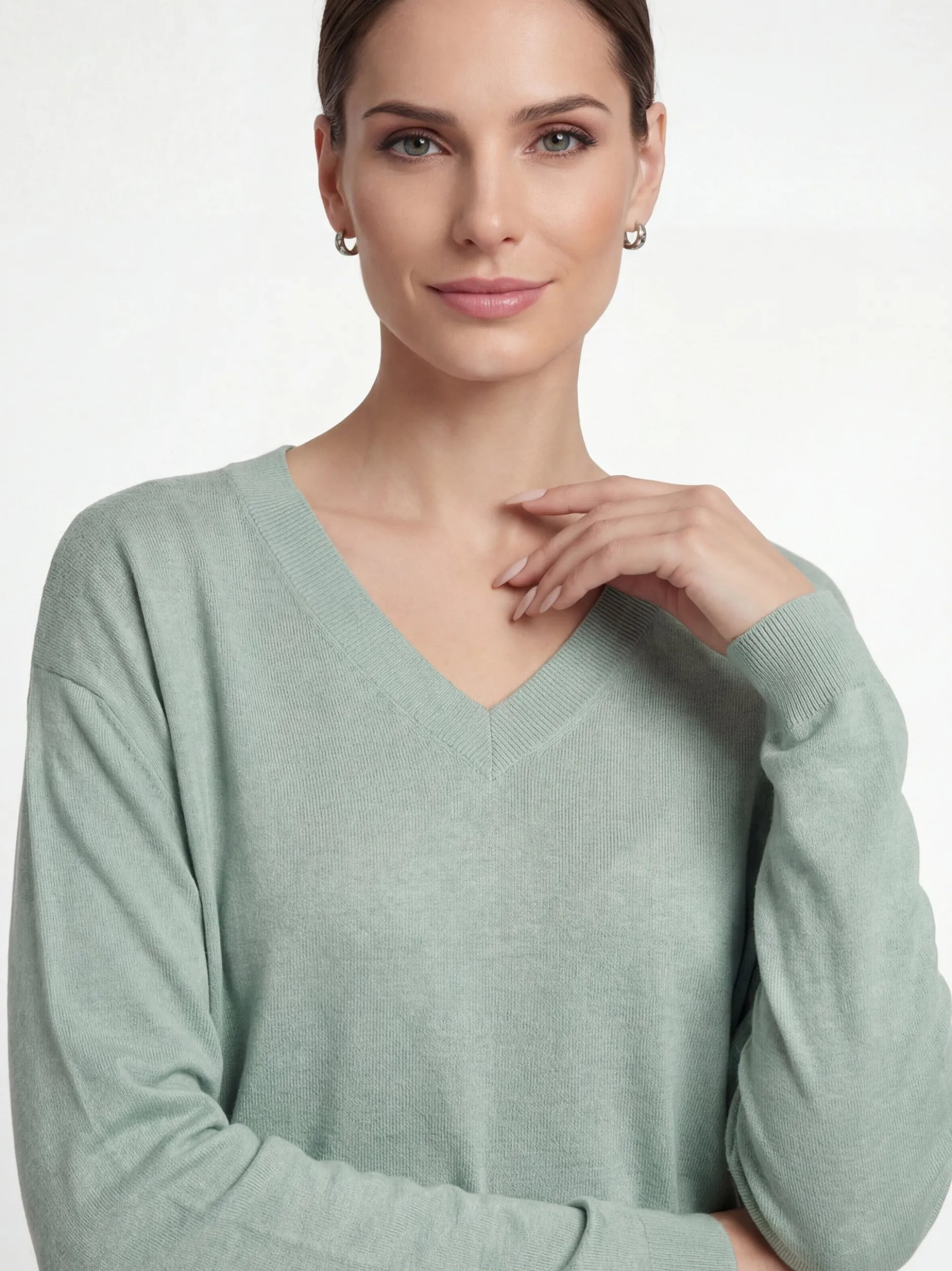 Usha Damen Pullover in grün