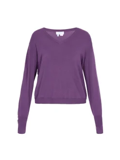 Usha Damen Pullover in lila
