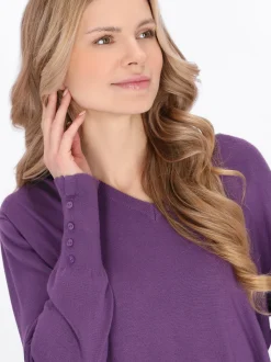 Usha Damen Pullover in lila