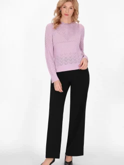 Usha Damen Pullover in lila